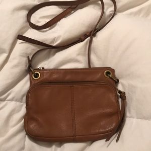 Fossil leather crossbody